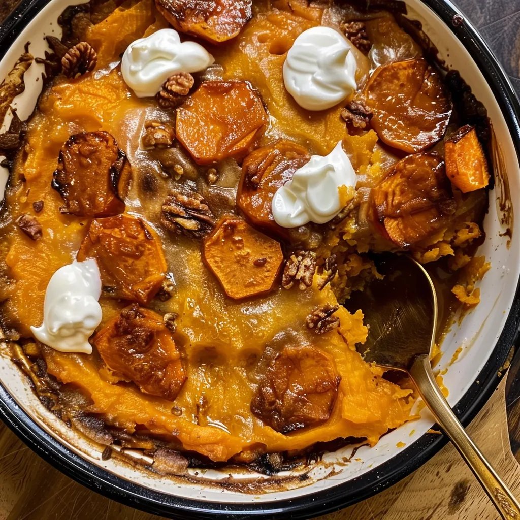 Southern Maple Sweet Potato Casserole
