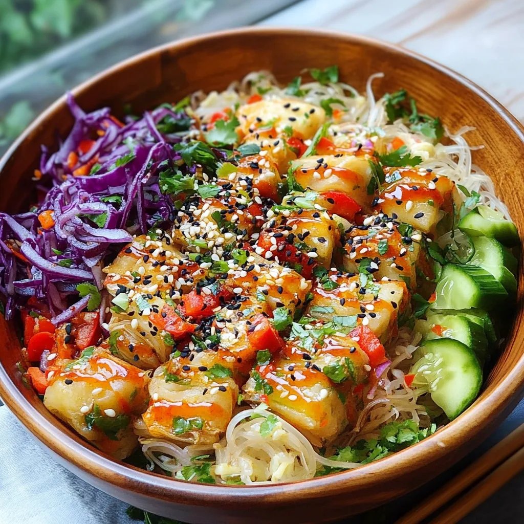 Spring Roll Salad w/ Spicy Ginger Dressing: An Incredible Recipe to Impress