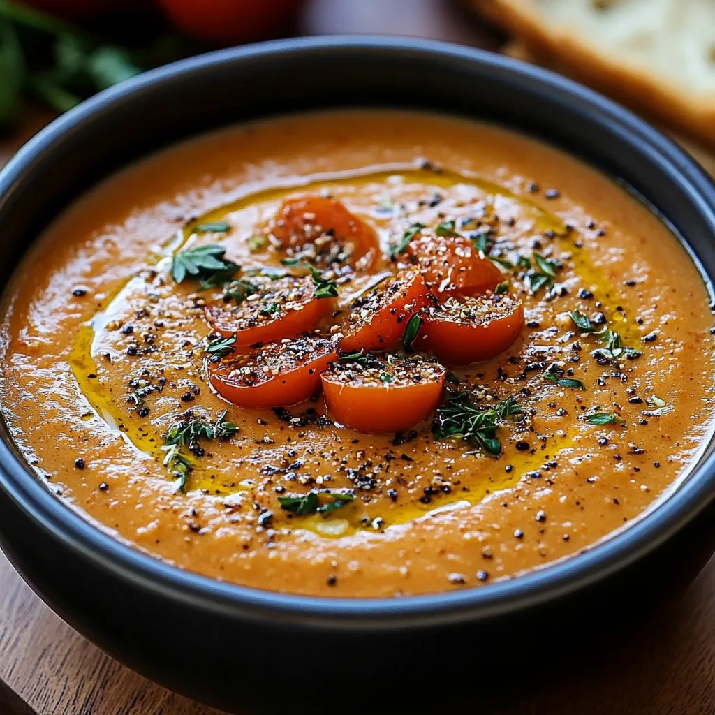 Creamy Roasted Garlic Tomato Soup: An Incredible Ultimate Delight