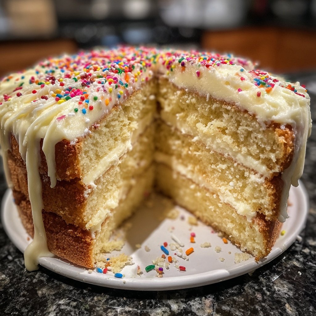 The Best Classic Vanilla Cake