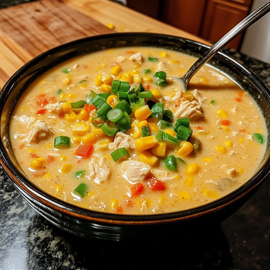 Crockpot Chicken Corn Chowder