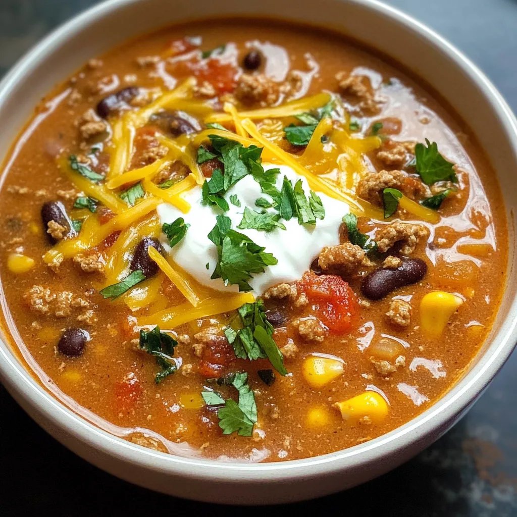 Creamy Taco Soup Recipe