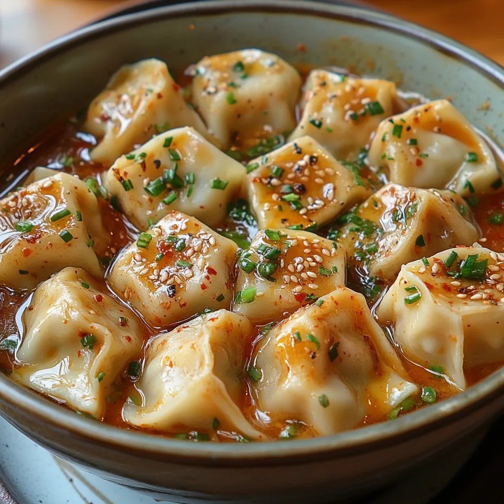 Tofu & Chive Wontons in Chili Broth: An Incredible Recipe for Amazing Flavor