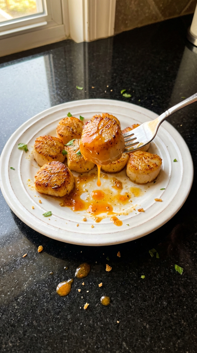 Scallops with Orange Vanishing Sauce