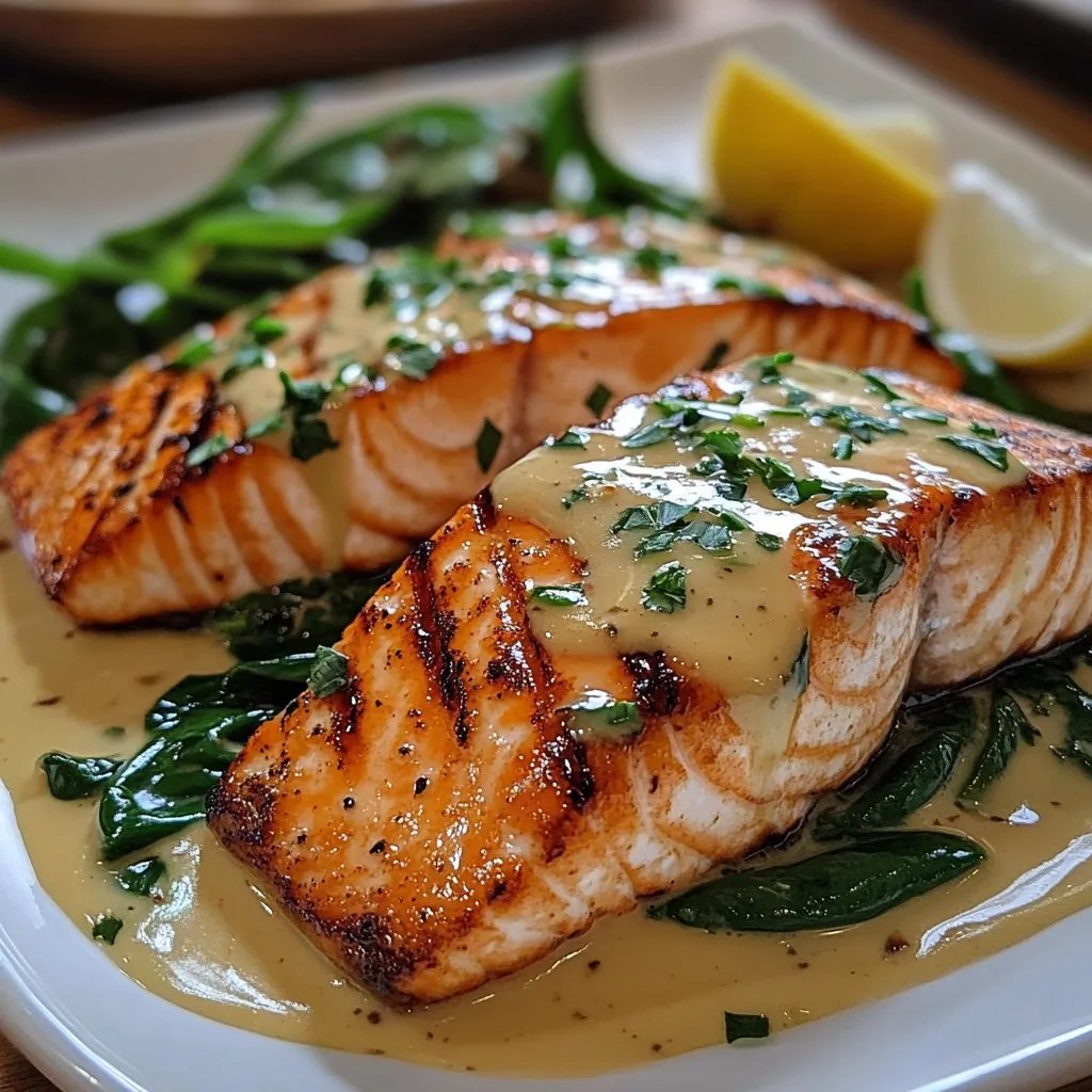 Garlic Butter Salmon & Spinach: The Amazing Ultimate Recipe
