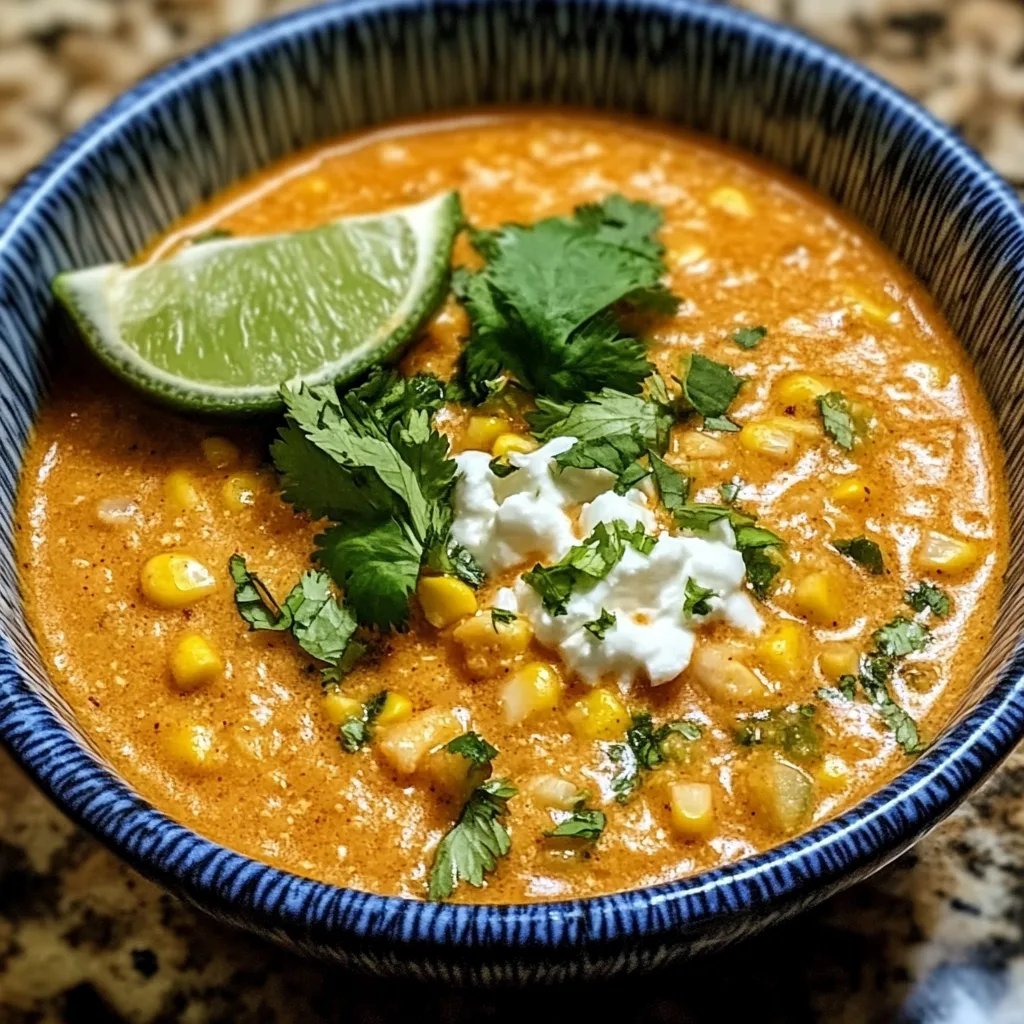 Mexican Street Corn Soup Crockpot