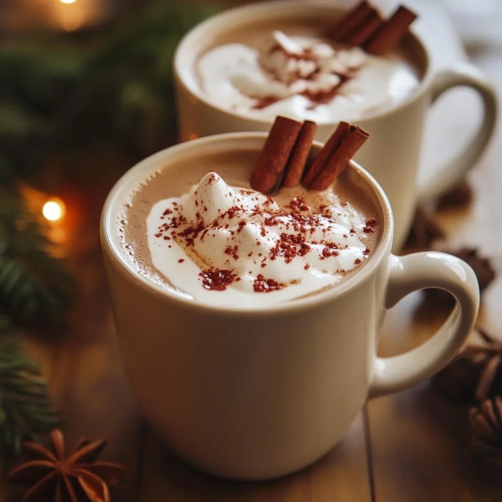 White Pepper & Nutmeg Spiced Hot Chocolate