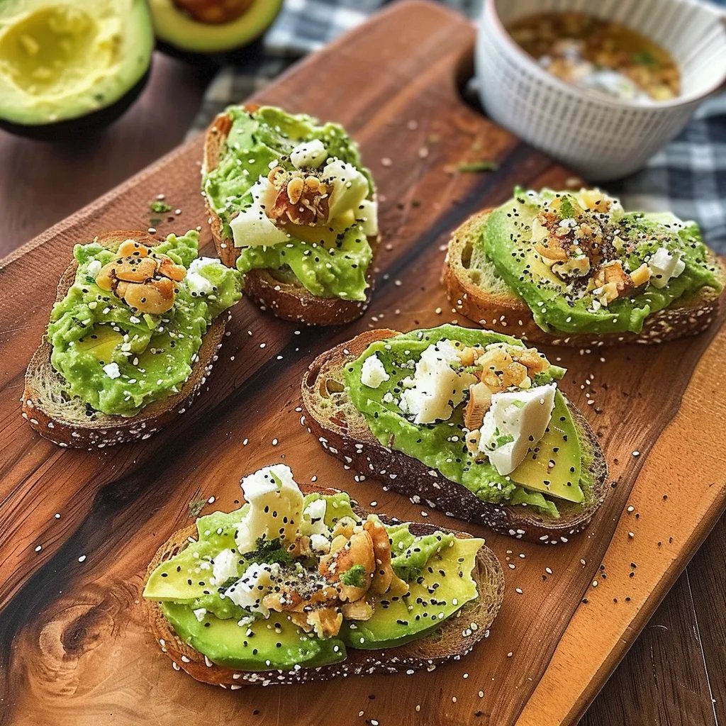 Miniature Avocado Toasts